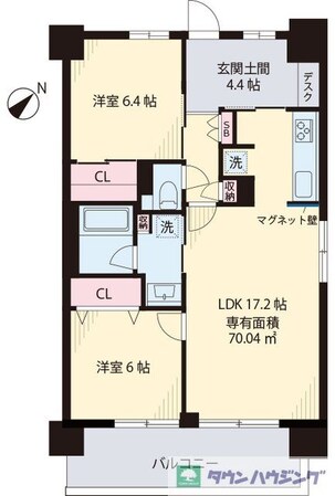 パークロード川口の物件間取画像